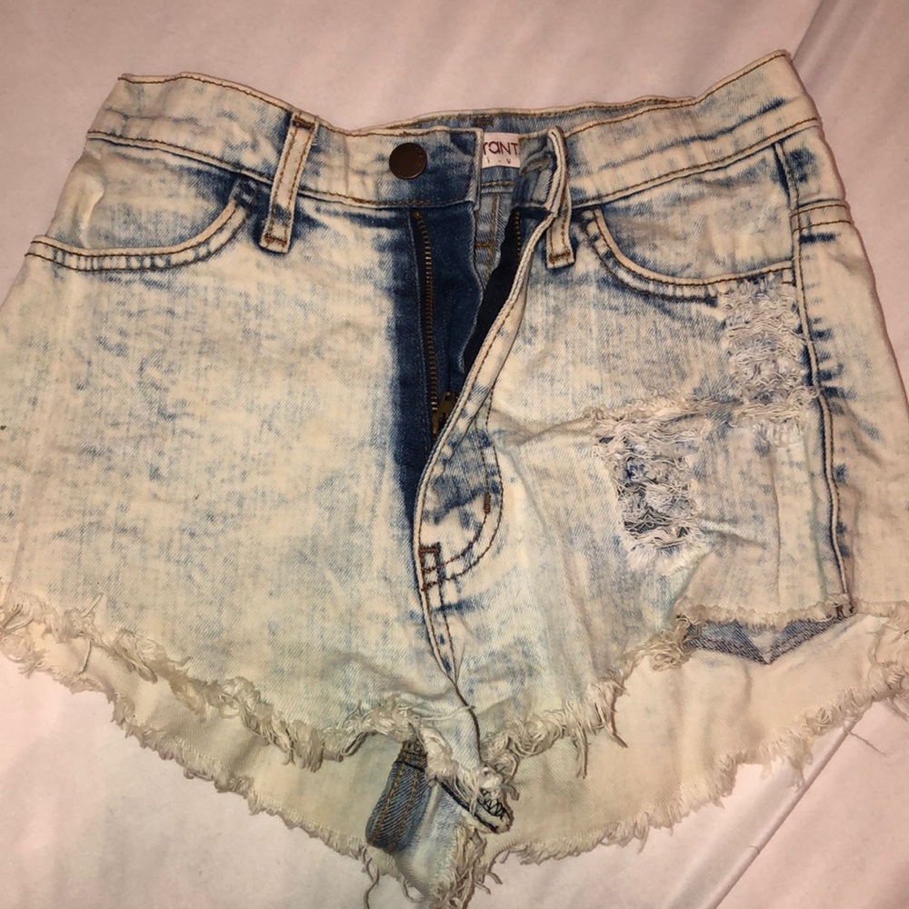WOMENS HIGH WAISTED SHORT SHORTS